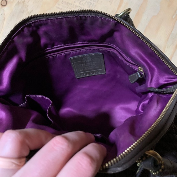 Brown Coach Purse - Picture 4 of 6